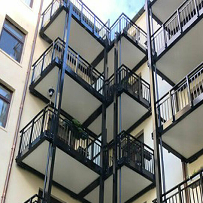 Balkonbauer in Hamburg mit einer Sonderlösung: Eckbalkone - Bild 3