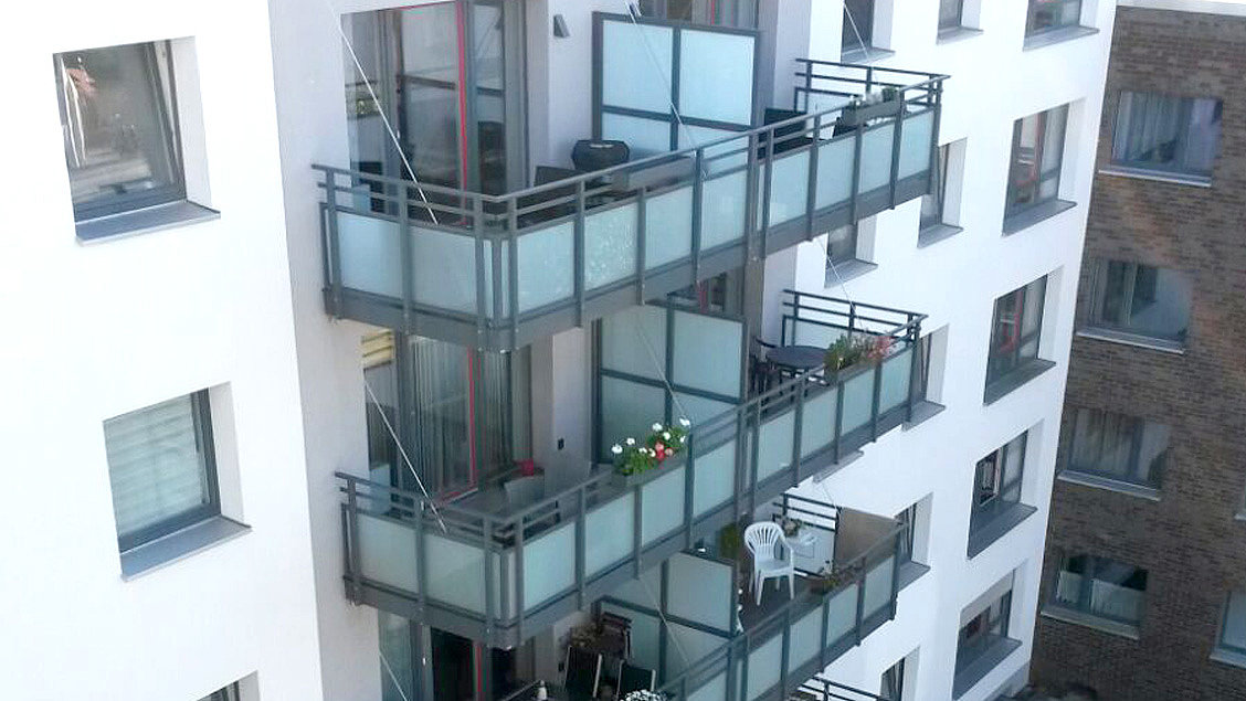 Freitragende Balkone von G&S die balkonbauer in Kleve - Februar 2016 - 02
