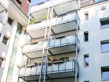 6 Etagen Balkone / Balkonanlage von G&S die balkonbauer in Hamburg - 04