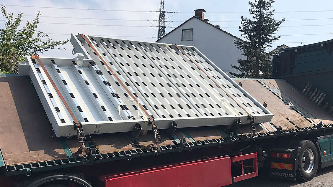 Neue Balkone werden in Hagen angeliefert - Mai 2018 - 02